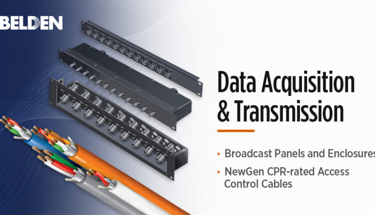 Belden Launches Solutions to Manage Media Outputs and Security System Connections in Q1 2023.