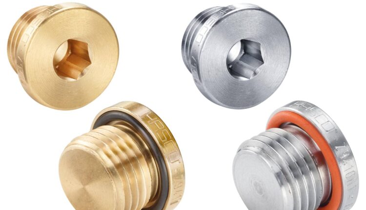 New HASCO Screw Plugs Made of Brass and Stainless Steel (HT)